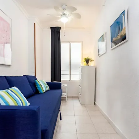 Apartamento Playa Malagueta-canovas, 8 Personas *